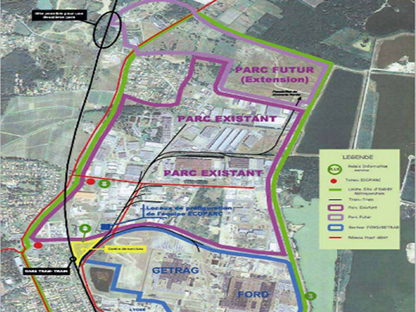 70 ha de terrains industriels à vendre – Bordeaux/Gironde