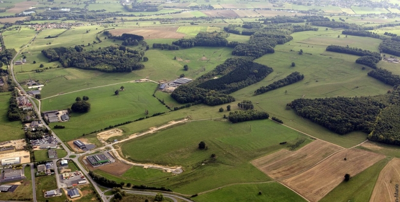 Terrains viabilisés à vendre à partir de 1000m²  – Parc d&rsquo;activités Ecovert – Ardennes