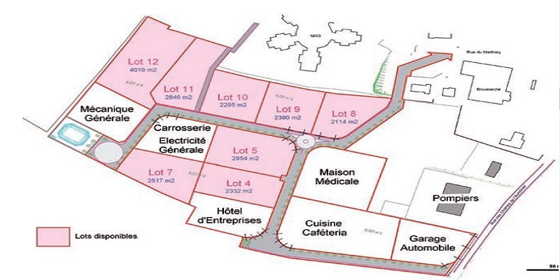 Parc d&rsquo;activités du Martiney à Villersexel (70), en Bourgogne-Franche-Comté