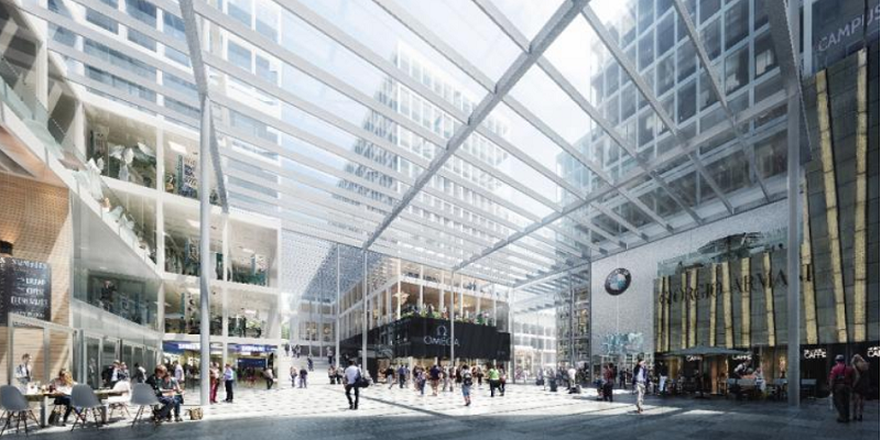 Le Cercle – Quartier d&rsquo;affaires à Zurich – Suisse