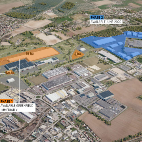 Terrains de 50 ha à acheter au domaine industriel SaôneOr à Saône-et-Loire (71)