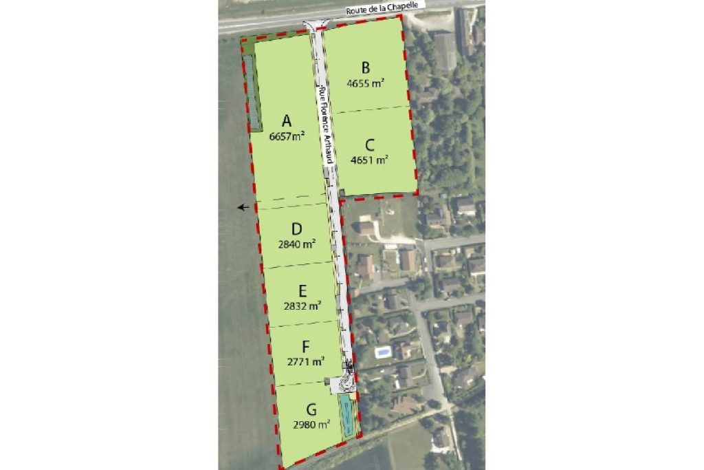 À vendre ou à louer – 7 terrains industriels à partir de 2 771 m² à 6 657 m² à Bourges – Cher (18)