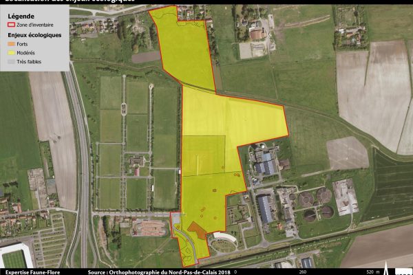 À vendre – Terrain Industriel de 10 ha dans la Zone d’Activités Courgain Est à Calais – Pas-de-Calais (62)