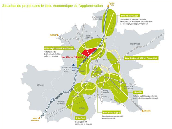 Terrains industriels à partir de 1 000m² à vendre – Poitiers/ Vienne